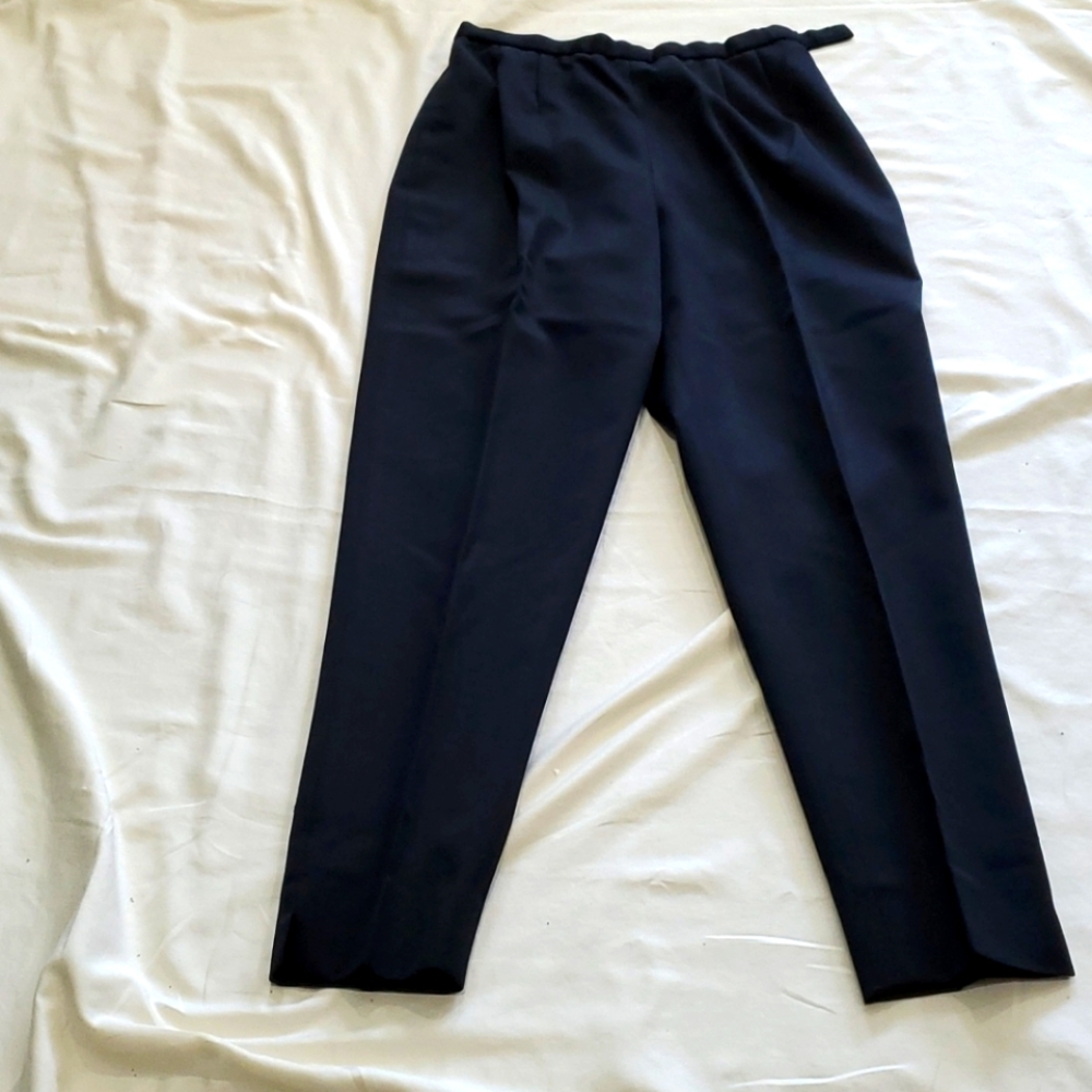 Black Wool Pants-Size 4